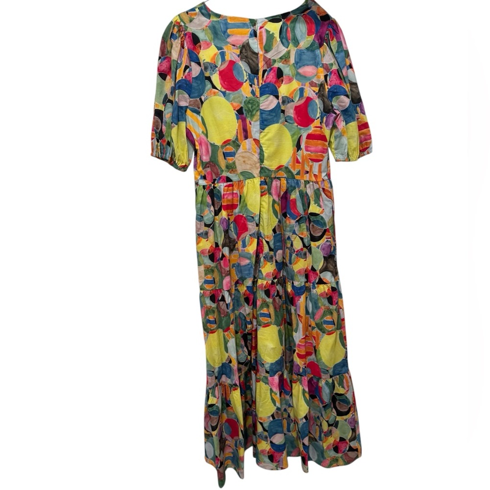 Colorful Patterned Maxi Dress